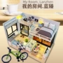 送礼女生建筑手工小屋
