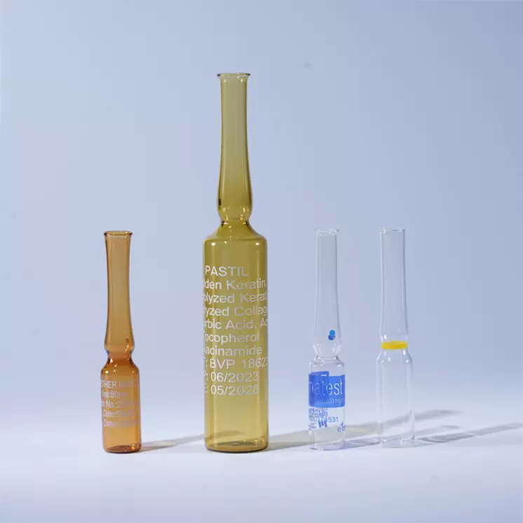 1毫升琥珀色/透明玻璃制品安瓿瓶医疗和化妆品玻璃安瓿