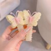 Curly children's telephone with butterfly, cute high quality hair rope, durable ponytail, new collection