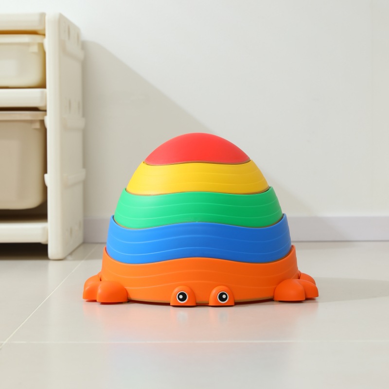 Venta al por mayor para niños, hogar interior, pequeño equipo de entrenamiento de integración sensorial, juguetes equilibrados, olas de cangrejo, piedras que cruzan el río