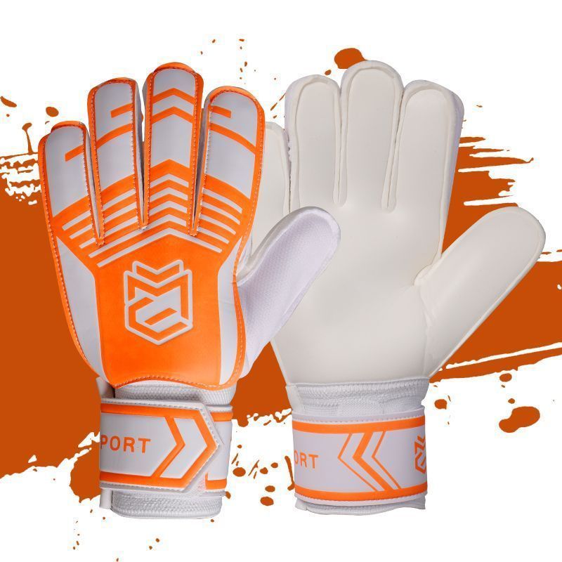 Portero, portero de fútbol, transpirable, niños de primaria, dedos, antideslizantes, entrenamiento profesional para adultos, guantes resistentes al desgaste