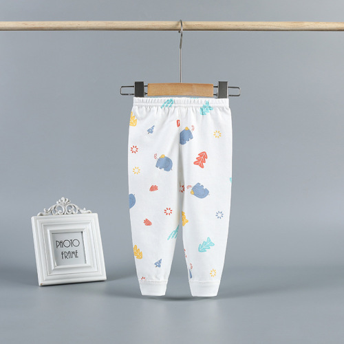 Baby Autumn Knickers Newborn Cotton Open- Legged Pants for Children Spring and Autumn Thin Style Inner Wear Single Leggings for Boys