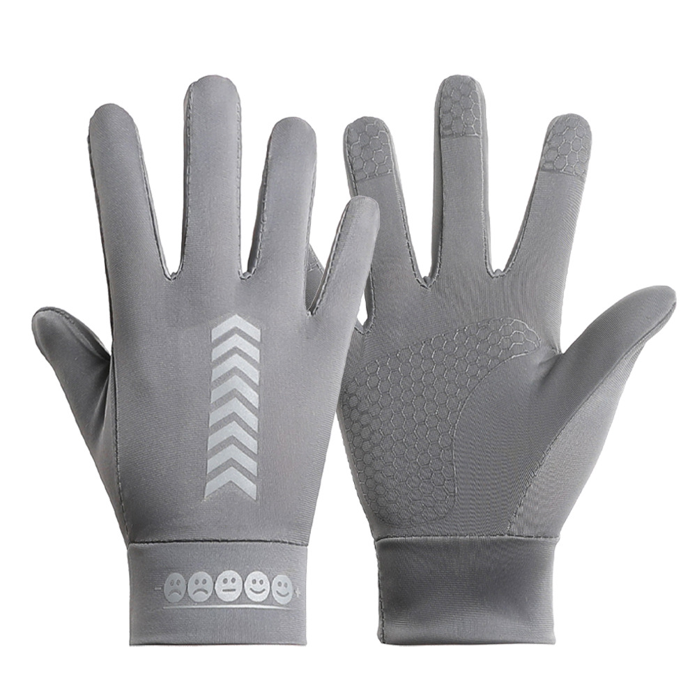 Guantes de protección solar delgados para niños de verano secado rápido y respirado antideslizante de alta elasticidad al aire libre guantes de hielo de montaña