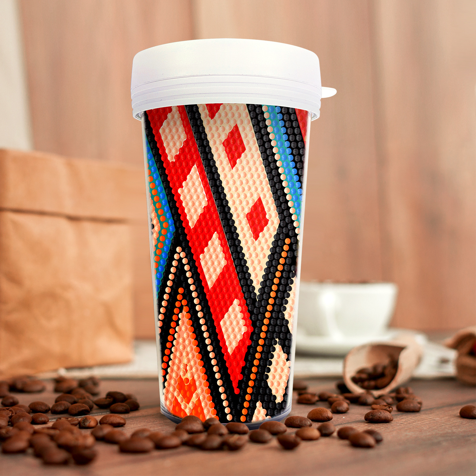 Pintura de diamantes alrededor de la nueva pintura de diamantes DIY taza de agua de diamante completo pegatinas artesanales de dibujos animados botella de agua de doble capa