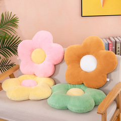 Flower pillow, seat cushion, sofa, bay window, bedroom floor, chair cushion, office car sunflower cushion batch