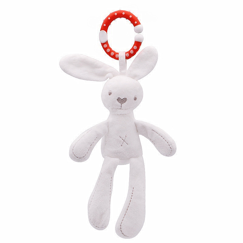 Juguetes para bebés calmar muñecas colgantes conejos osos bebés campanas de viento para bebés tornos colgantes juguetes de peluche