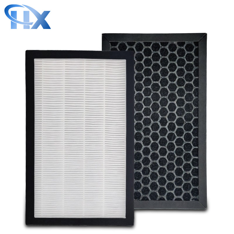 活性炭过滤网方形HEPA初中高效复合空气净化活性炭滤芯炭滤过滤器