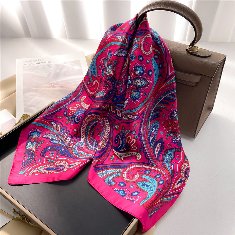 Foulard paisley da donna, elegante sciarpa quadrata_voghion.com