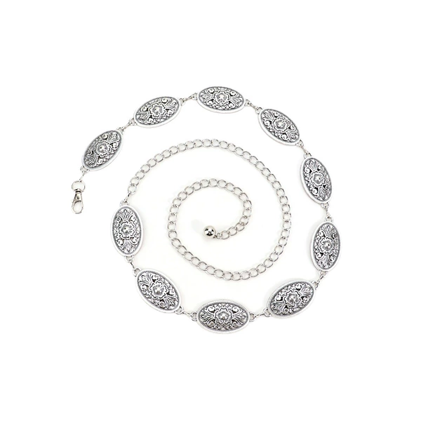 【ZS--020】Oval carving--Silver