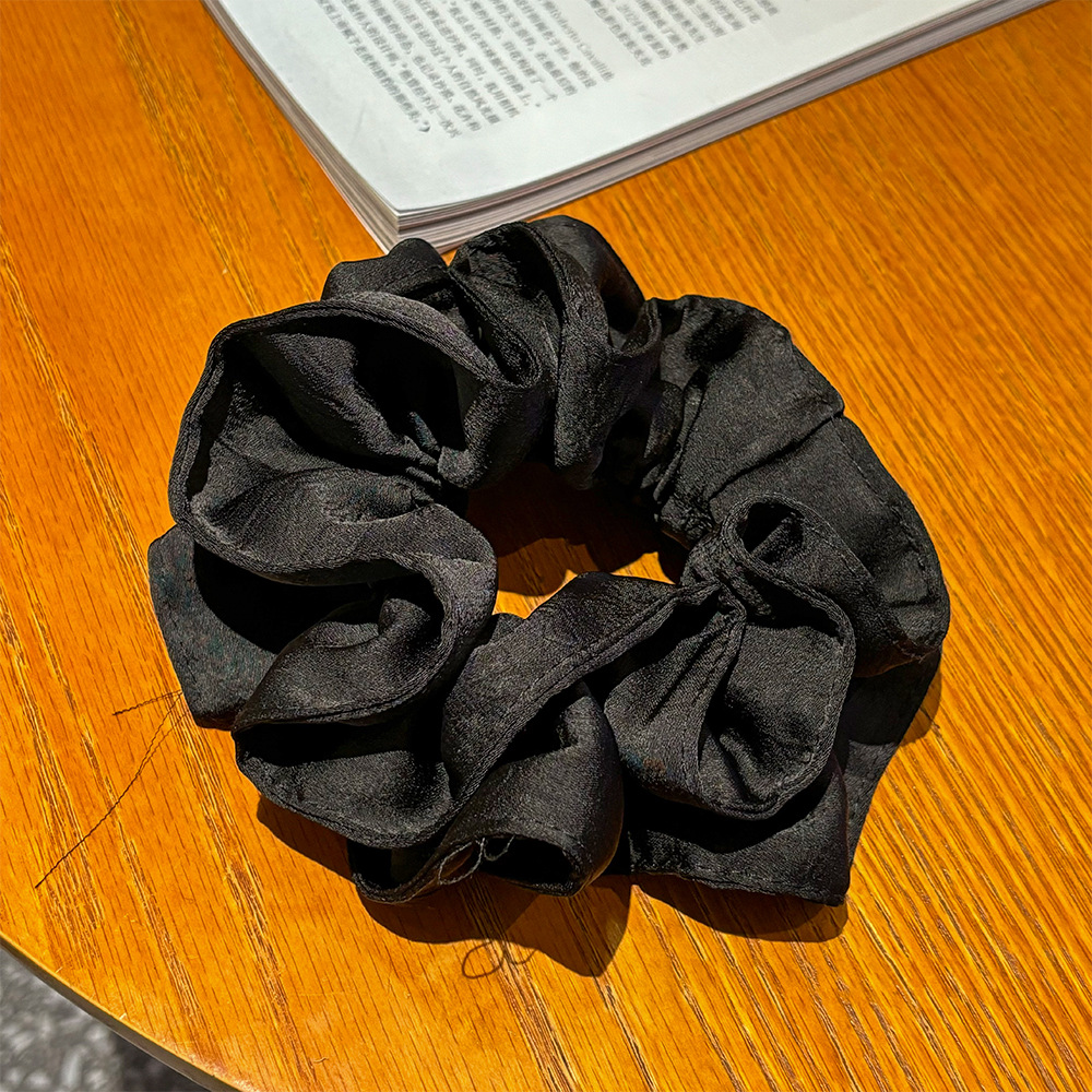 2025 New Trendy Tie, Fashionable Versatile Scrunchie, Fabric Rope, Elegant And Luxurious Satin Hair Accessory_voghion.com