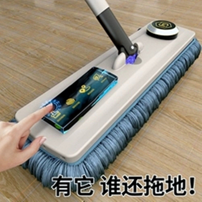 Internet Popular Hand-Washing Free Flat Mop Household Rotary Mop Floor Mop Lazy Mop Dry and Wet Mop