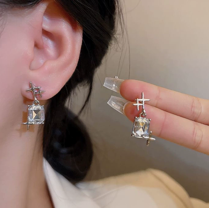 Серебряная игла, изысканный циркон, набор, универсальные сережки из жемчуга, образец серебра 925, защита уха, стиль легкой роскоши