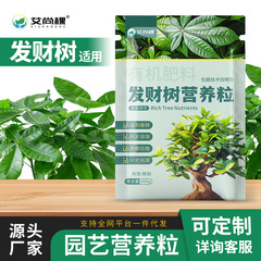 艾尚棵发财树专用肥颗粒有机肥要绿植花卉幸福树盆栽花肥缓释肥料