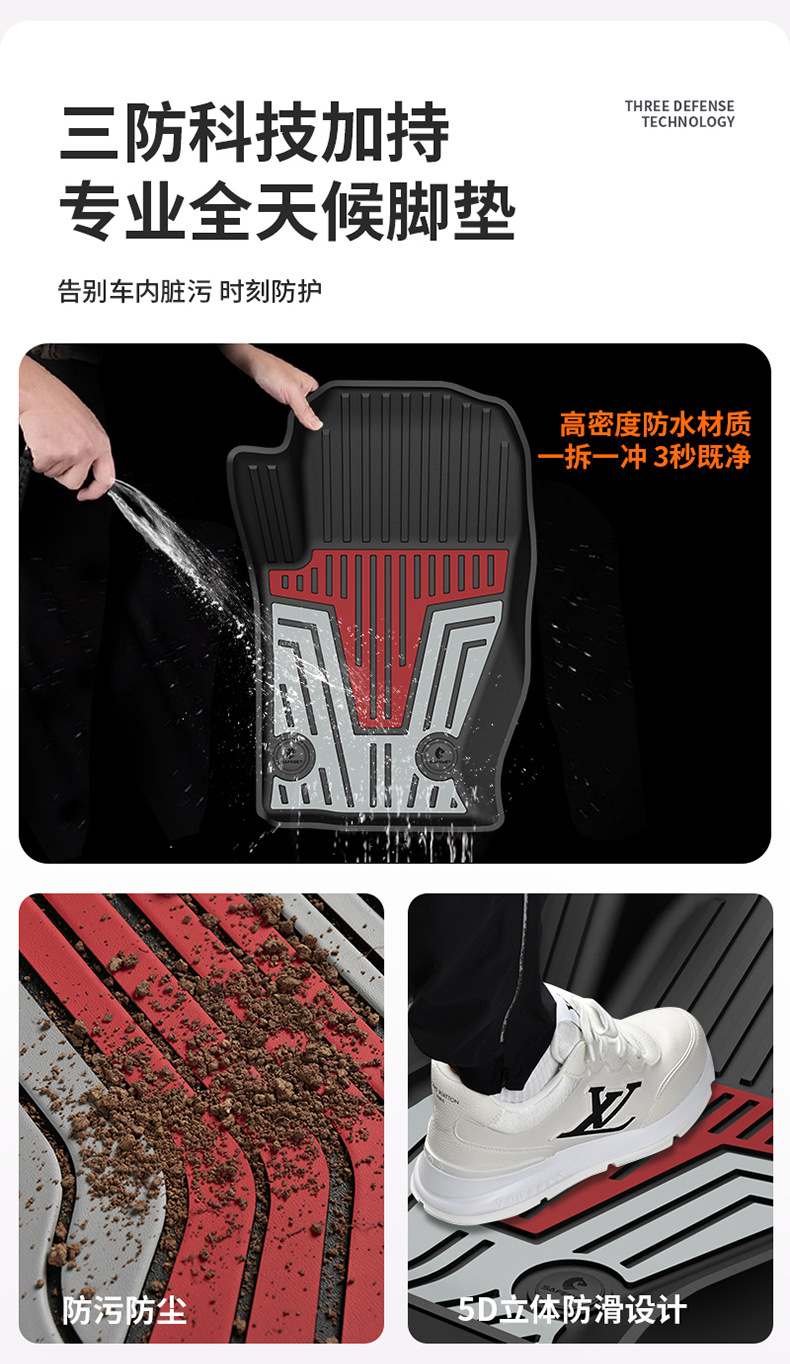 Tank 300L, Tank 400, Tank 500, Tank 700 Special Vehicle-Specific Colorful Tpe Car Floor Mats and Interior Accessories