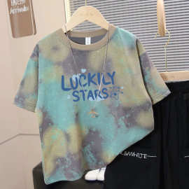 儿童短袖女孩夏装半袖小女孩时尚打底衫运动t恤潮