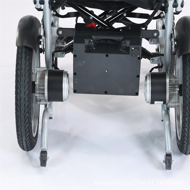 Cross-Border Customized Electric Wheelchair for the Elderly, Intelligent Automatic Folding Electric Wheelchair for Disabled People