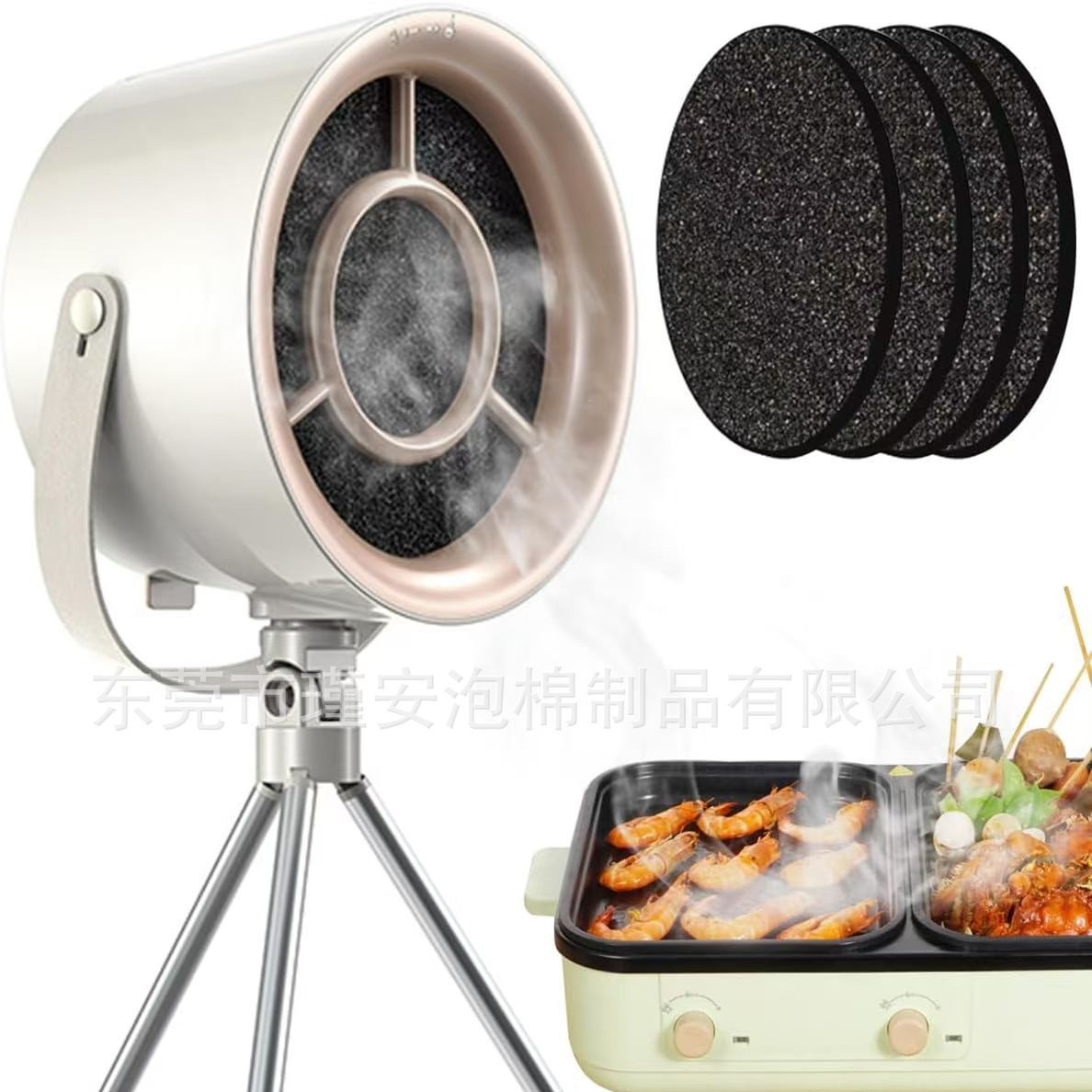 室内迷你抽油烟机活性炭过滤网 可清洗过滤棉 吸净油烟过滤气味