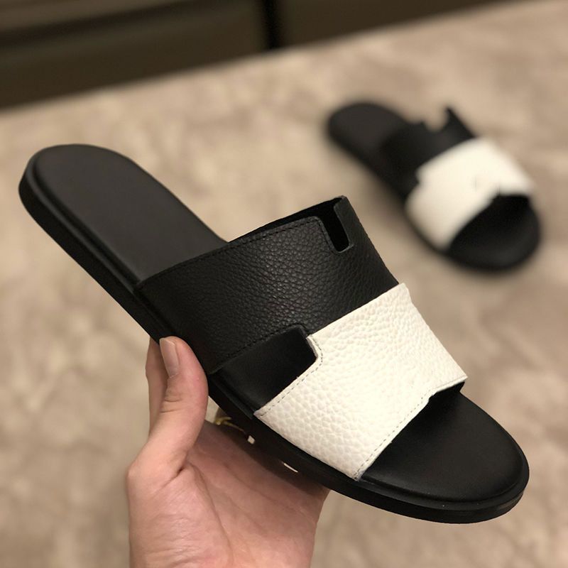 남성용 새로운 중국 슬리퍼 2025 샌들 남성용 슬립 온 비치 슬리퍼 여름 2025 스택 새로운 슬리퍼