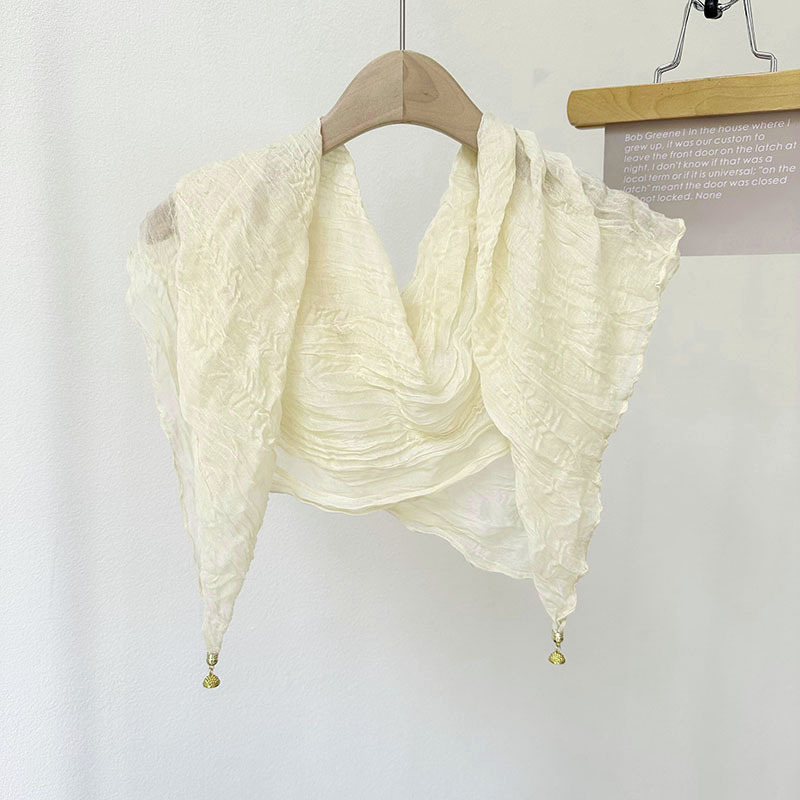 Buckle magnético pliegue bufandas de algodón y lino collar protector de cuello frío otoño y invierno decoración de moda bufandas cuadradas