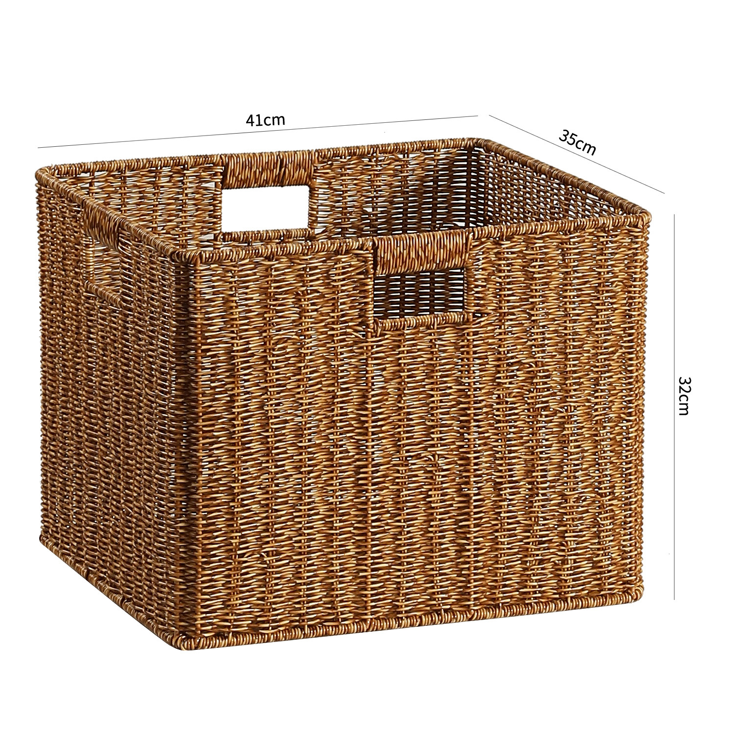 Color marrón oscuro 41*35*32cm tres bombas