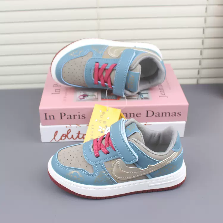 儿童低帮板鞋春秋新款男童鞋子女童运动鞋休闲中童小白鞋单鞋