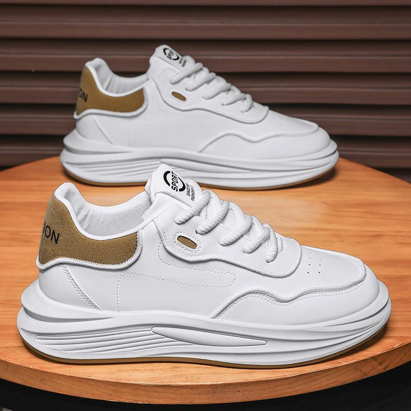 Zapatos de hombre 2026 nuevo otoño ligero zapatos de skate blanco de moda universal ventilador nicho de moda zapatos de moda