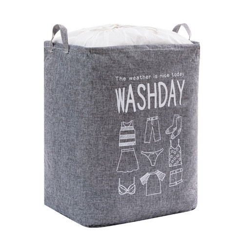 Large Capacity Super Capacity Cotton Linen Drawstring Storage Bag Waterproof Clothes Quilt Storage Basket Moving Packing Bag