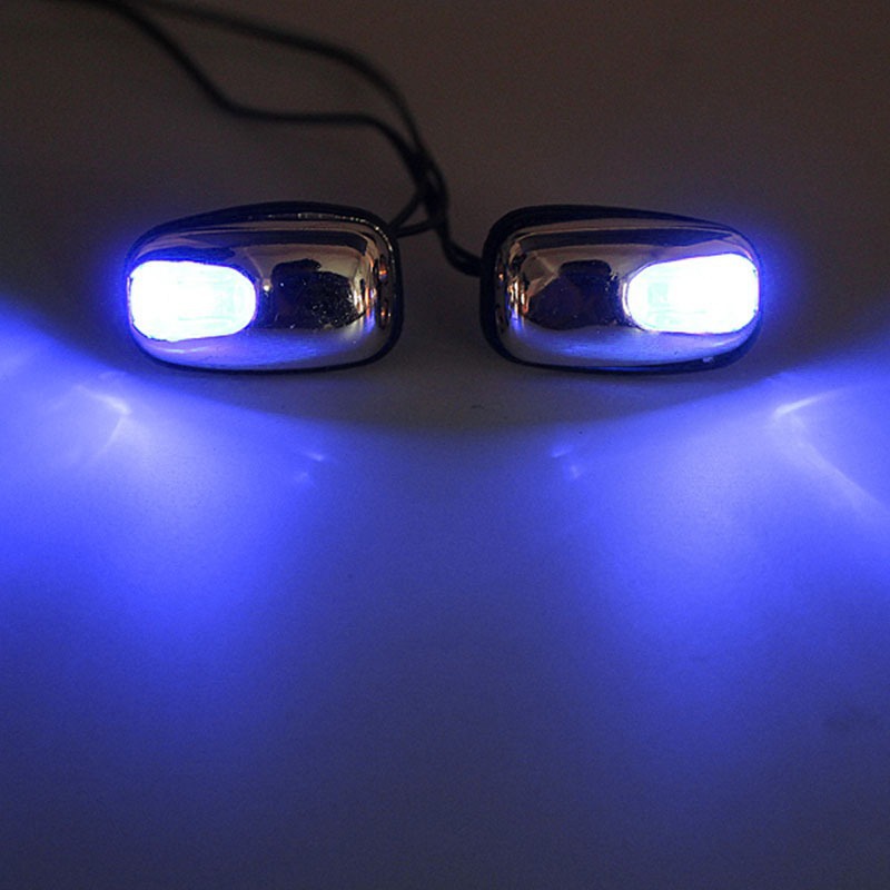 Car Wiper Water Spray Decorative Lights, Water Spray Headlight Led Hood Water Spray Decorative Lights, Car-Mounted Water Spray Lights