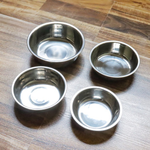 Pet bowl matching inner bowl stainless steel dog food utensils easy to clean dog water basin fall-resistant bite-resistant pet rice basin wholesale