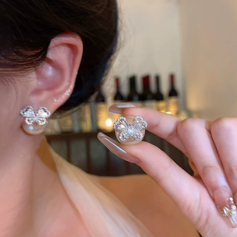 Серебряная игла, универсальные серьги из жемчуга, образец 925 пробы, стиль легкой роскоши, оптовая покупка