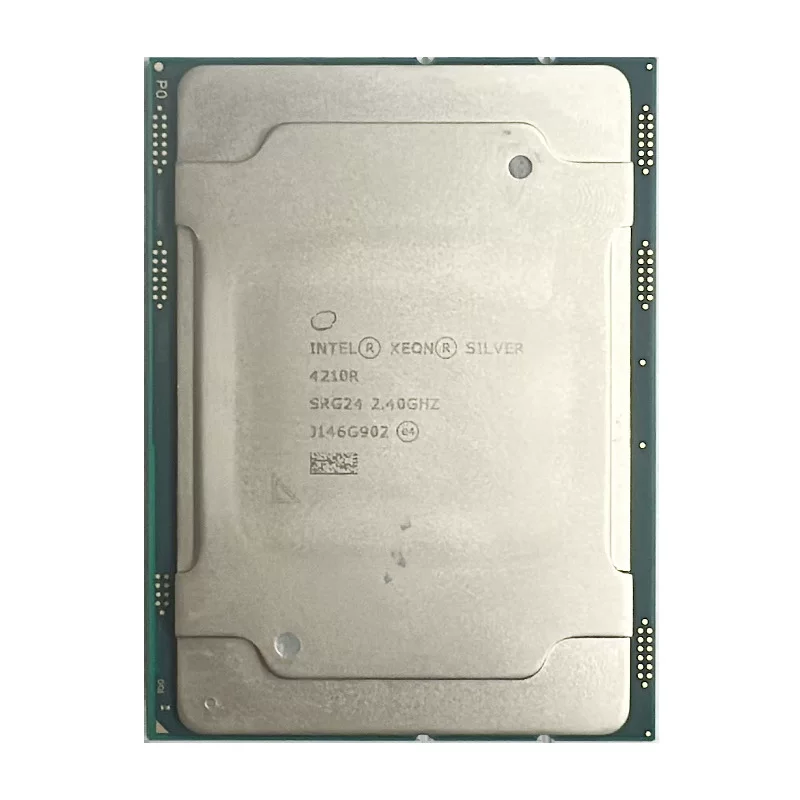 Подходящий для серверов процессор Xeon Silver 4210R, 10 ядер, 20 потоков, 2.4 ГГц