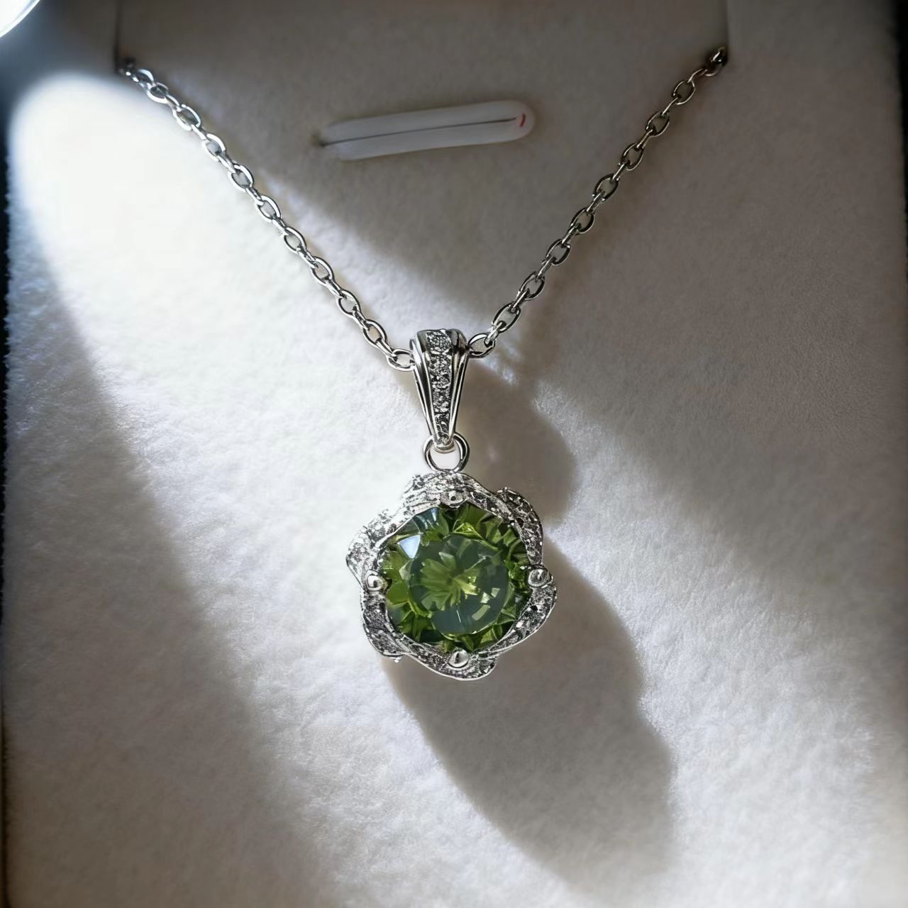 Oval Cz Engagement Ring And Stackable Ring Set In Sterling Silver_voghion.com