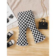 D 11107 Girls leopard flared pants Ůͯ�������ȳ���羳