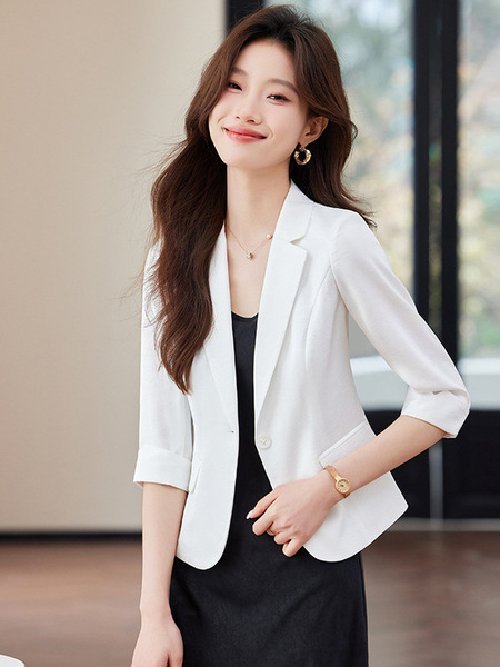 Black classic summer professional fashionable classic suit jacket…