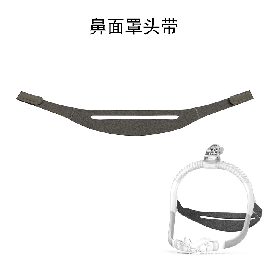 鼻面罩头带国产替代Airfit N30i生物相容性面罩头带呼吸鼻枕头带