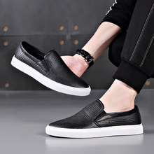 2025夏季新款爆品男士凉鞋真皮休闲潮鞋透气镂空皮鞋男打孔小白鞋