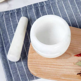 Old-Fashioned Natural Stone Pestle Stone Mortar Household Garlic Masher Garlic Garlic Press Garlic Mash Jar Garlic Mortar Medium and High