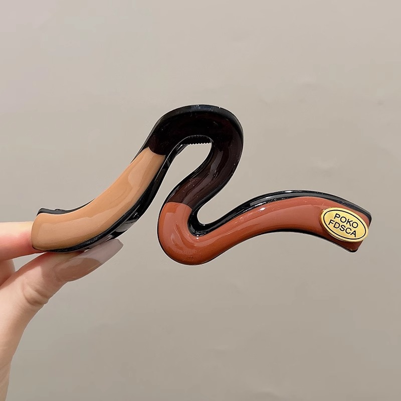 Pinza tiburón cabello estilo coreano elegante resistente gran sujeción​ image 243