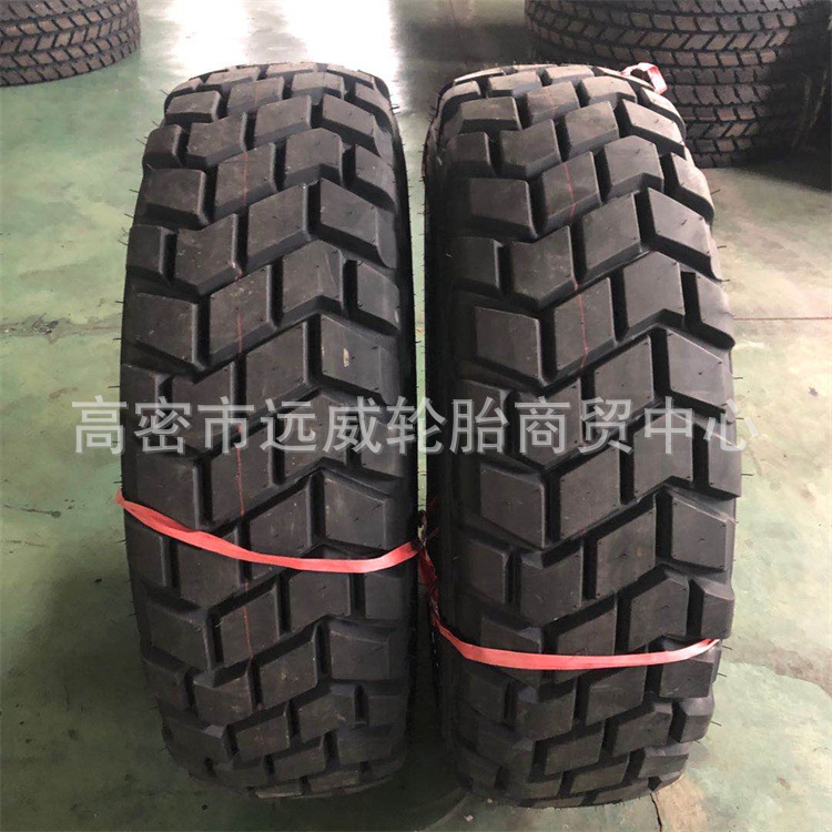 夯力士越野车轮胎 12.5-20炮车消防车陕汽卡车全钢子午线轮胎