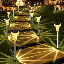 户外防水插地灯太阳能庭院灯花园别墅花园灯室外超亮太阳能草坪灯