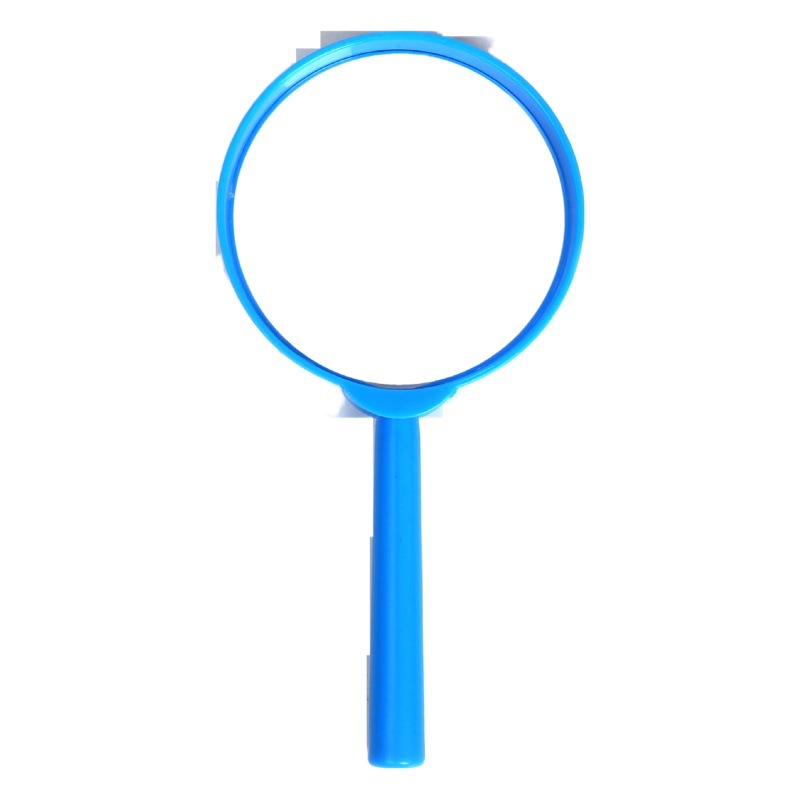 Children's color high-definition optical toy magnifying glass reading mini keychain portable magnification