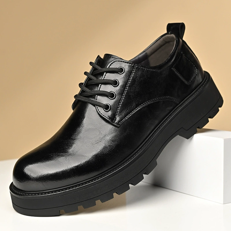 Фабрика прямых туфель кожаная обувь мужская 2025 новая мужская бизнес-досуг противоскользящая молодежь