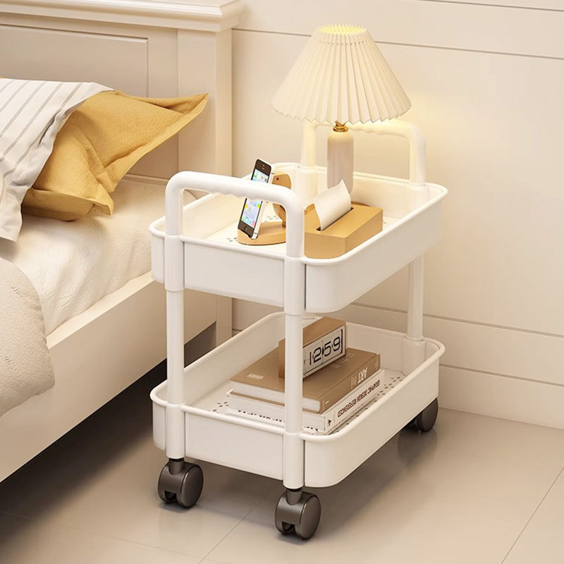 Cross-Border Movable Bedside Table Snack Storage Rack Floor-Standing Multi-Layer Storage Rack Beauty Salon Trolley Storage Rack Cross-Border Movable Bedside Table Snack Storage Rack Floor-Standing Multi-Layer Storage Rack Beauty Salon Trolley Storage Rack