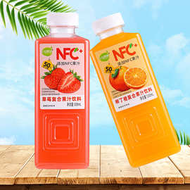 NFC果汁芒果汁鲜榨果味饮料100％添加草莓菠萝饮品整箱装15瓶批发