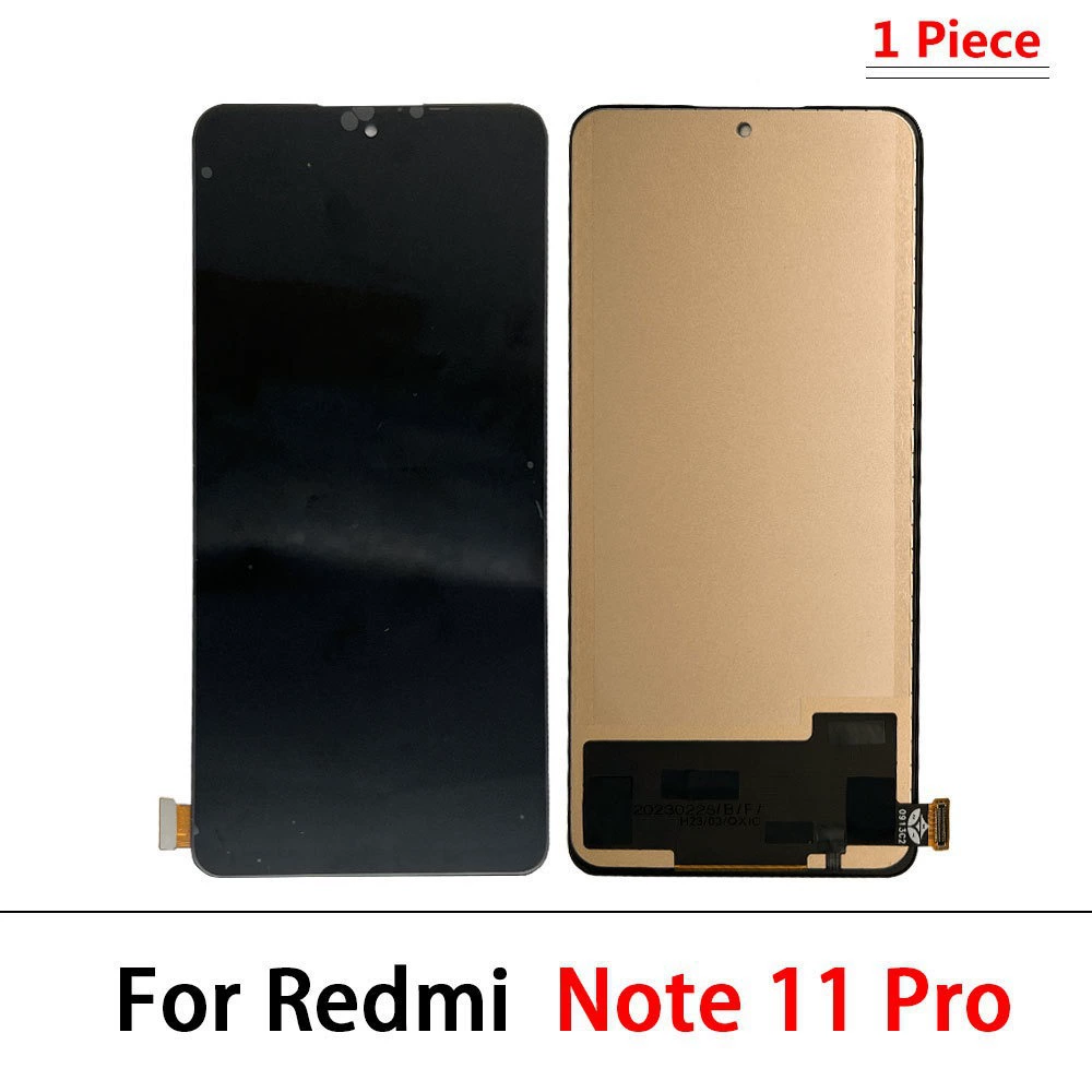 Подходит для Redmi Note 10s 11s 12 Pro 13 Pro — сборка ЖК-дисплея/модуля