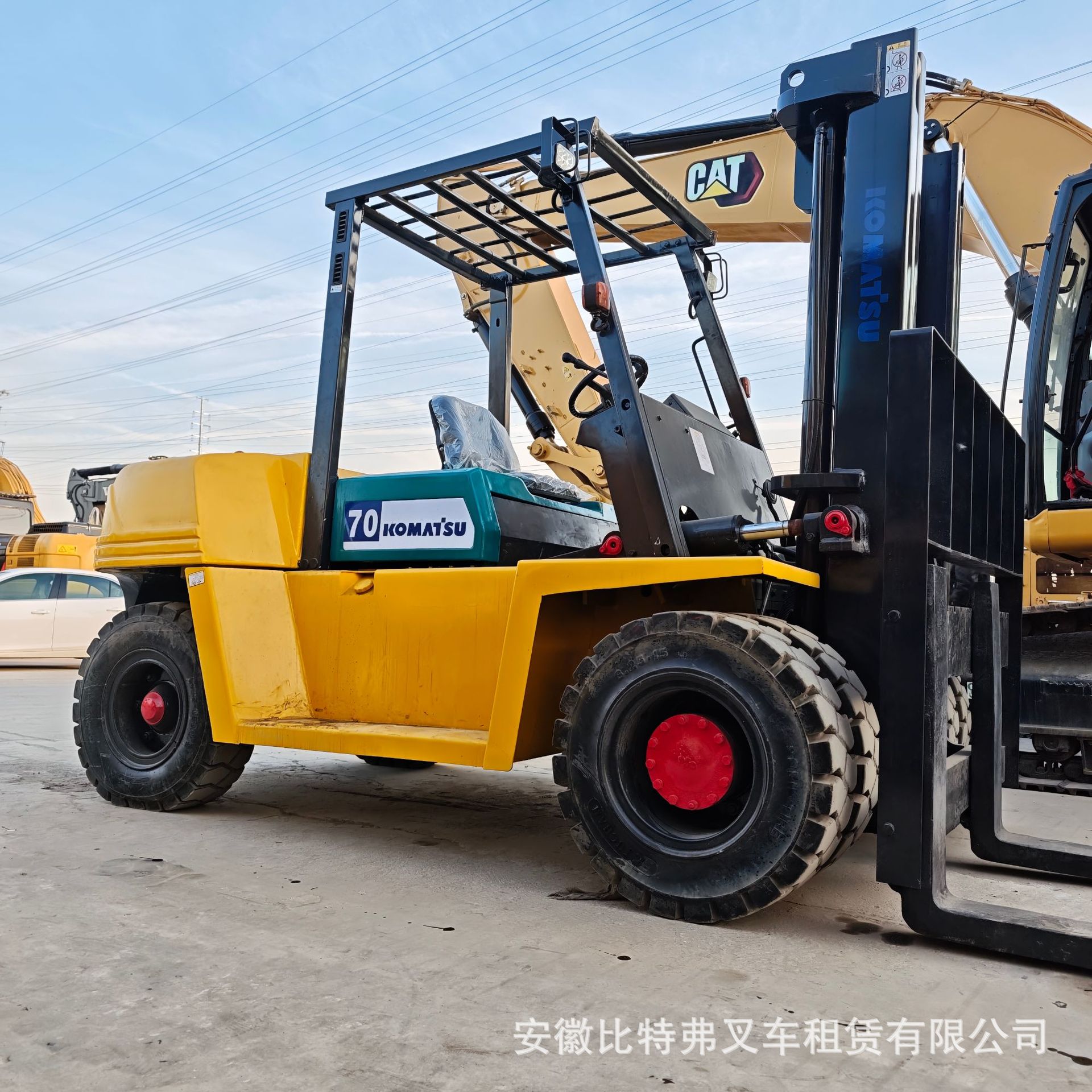 原装出售小松二手叉车7吨柴油叉车自动挡叉车座驾式叉车精品外贸