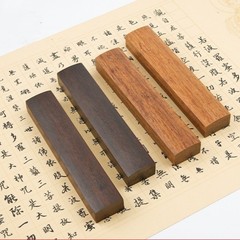 卸売り18cm実木光板鎮尺学生書道練習圧書紙用木鎮紙は彫刻可能である