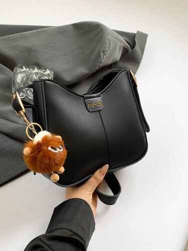 Saddle bag, women's armpit bag, one-shoulder crossbody bag, chanel style, high-end bag, all-matching soft leather bag, 1272