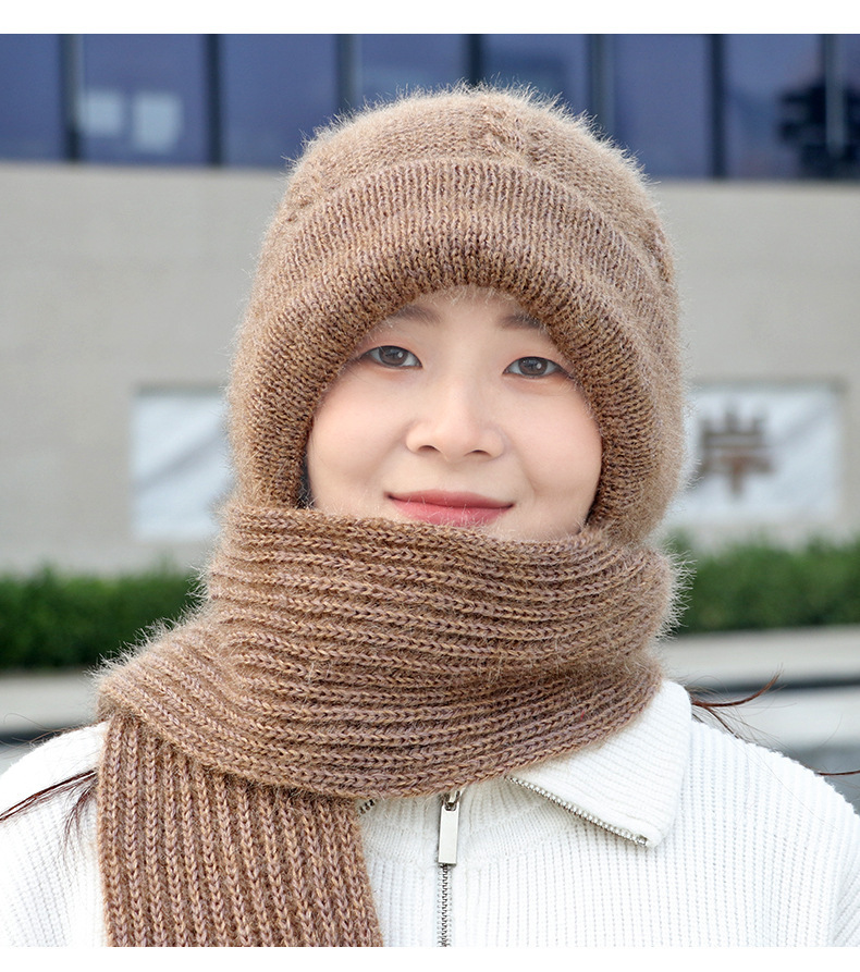 Mujeres Diseño Original Color Sólido Sin Alero Gorro De Lana display picture 1