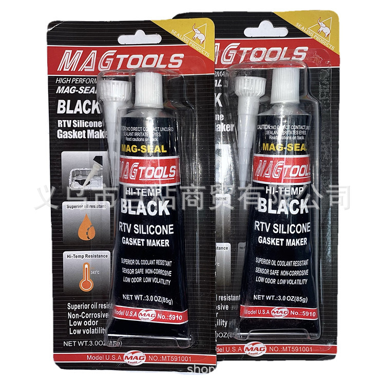 外贸出口MAGTOOLS硅酮85G免垫片密封胶硅胶汽车机械轮齿RTV密封胶